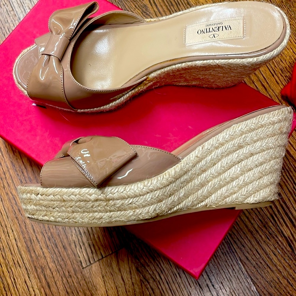 Valentino Espadrille Slides